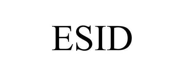 Trademark Logo ESID