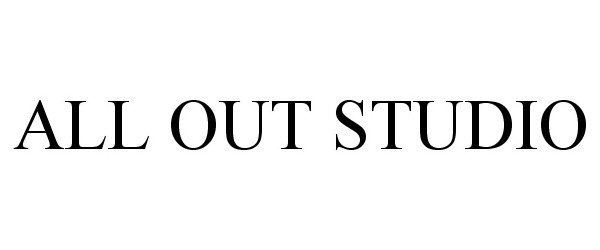 Trademark Logo ALL OUT STUDIO