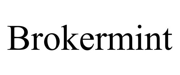 Trademark Logo BROKERMINT
