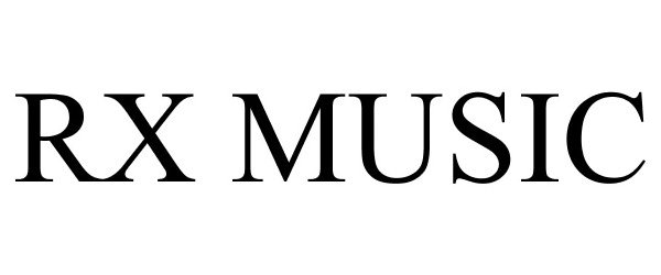 Trademark Logo RX MUSIC