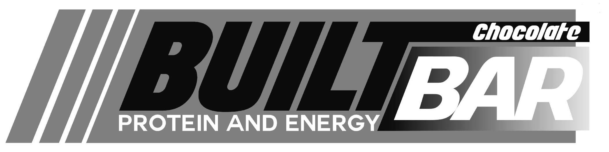 Trademark Logo BUILT BAR CHOCOLATE PROTEIN AND ENERGY