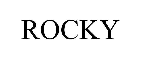 Trademark Logo ROCKY