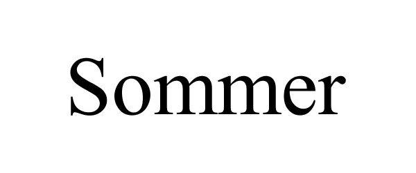 Trademark Logo SOMMER