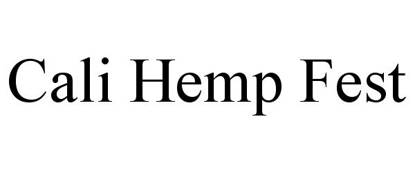  CALI HEMP FEST