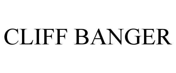 Trademark Logo CLIFF BANGER