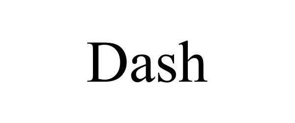 Trademark Logo DASH