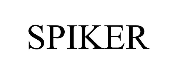 Trademark Logo SPIKER