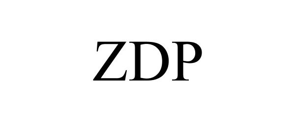 Trademark Logo ZDP