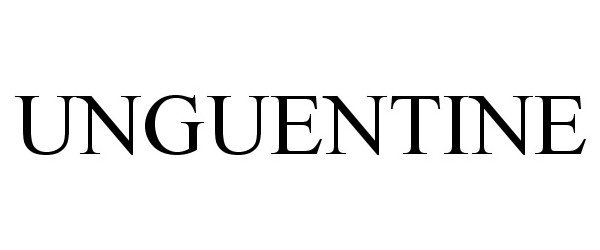 Trademark Logo UNGUENTINE