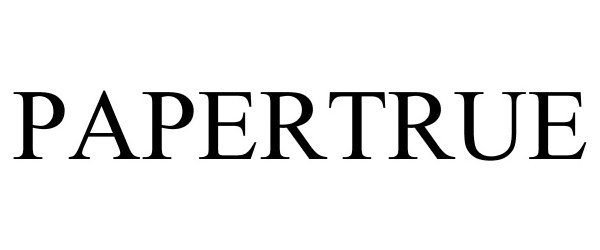 Trademark Logo PAPERTRUE