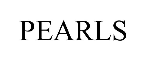 Trademark Logo PEARLS