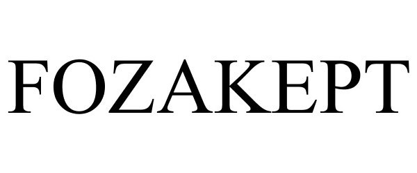 Trademark Logo FOZAKEPT