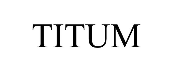 Trademark Logo TITUM