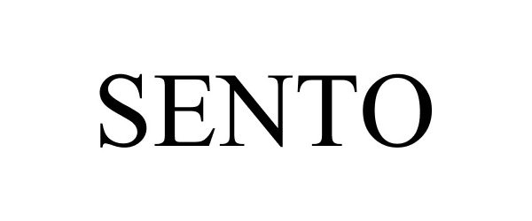 Trademark Logo SENTO