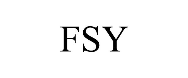 Trademark Logo FSY