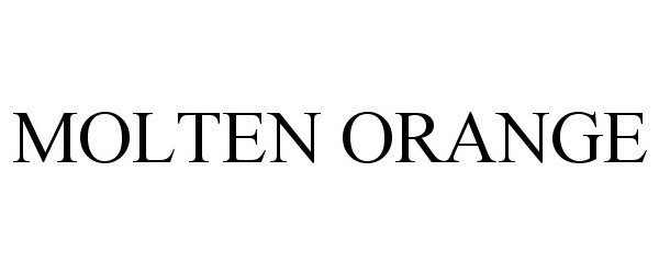Trademark Logo MOLTEN ORANGE