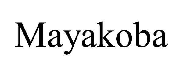 Trademark Logo MAYAKOBA
