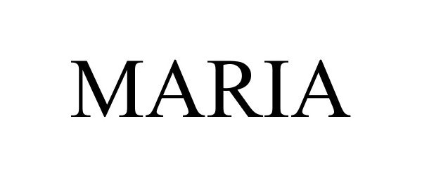 Trademark Logo MARIA