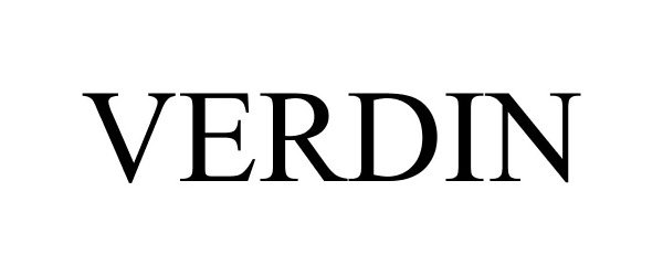 Trademark Logo VERDIN