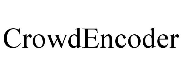 Trademark Logo CROWDENCODER
