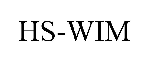 Trademark Logo HS-WIM