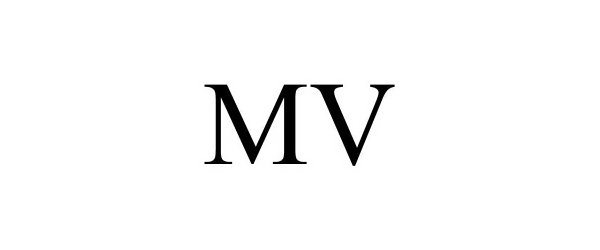 Trademark Logo MV