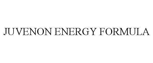 Trademark Logo JUVENON ENERGY FORMULA