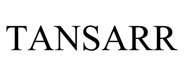 Trademark Logo TANSARR