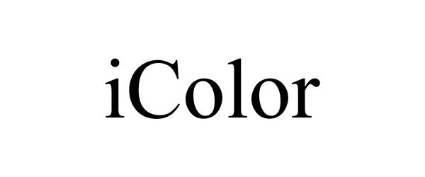 Trademark Logo ICOLOR