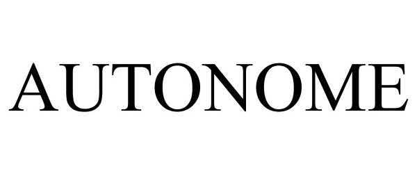 Trademark Logo AUTONOME