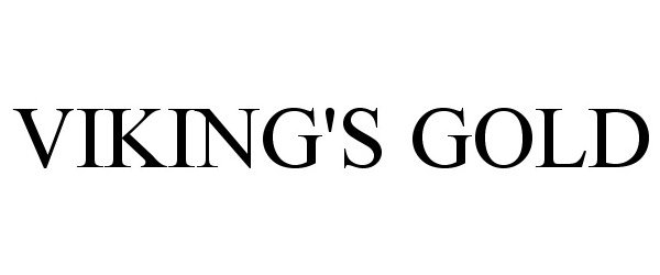 Trademark Logo VIKING'S GOLD