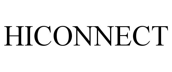 Trademark Logo HICONNECT