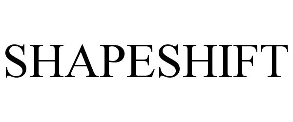 Trademark Logo SHAPESHIFT