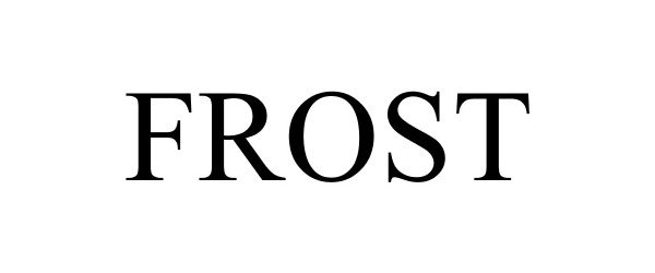 Trademark Logo FROST