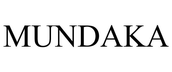 Trademark Logo MUNDAKA