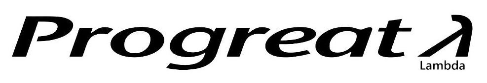 Trademark Logo PROGREAT LAMBDA