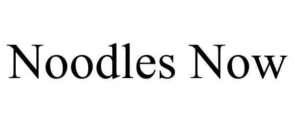  NOODLES NOW