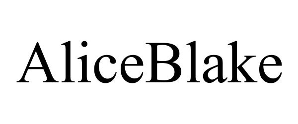 Trademark Logo ALICEBLAKE