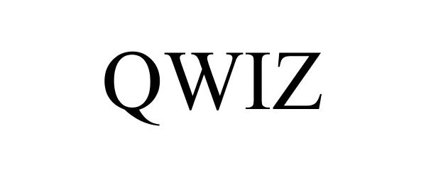 Trademark Logo QWIZ