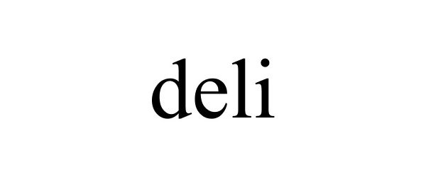 Trademark Logo DELI