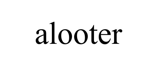 Trademark Logo ALOOTER