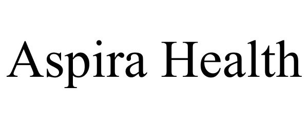 Trademark Logo ASPIRA HEALTH