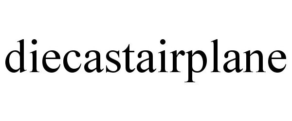 Trademark Logo DIECASTAIRPLANE