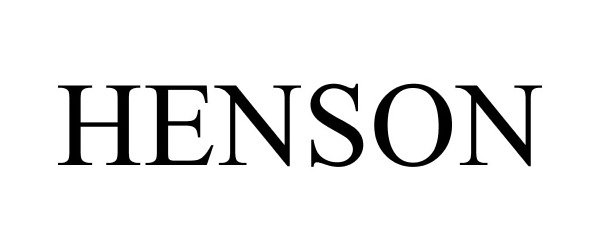 Trademark Logo HENSON