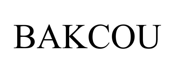 Trademark Logo BAKCOU