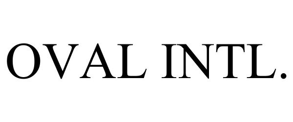 Trademark Logo OVAL INTL.
