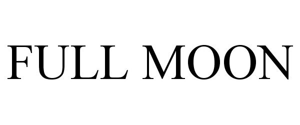 Trademark Logo FULL MOON