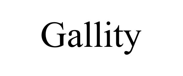 Trademark Logo GALLITY