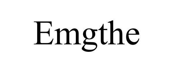 Trademark Logo EMGTHE