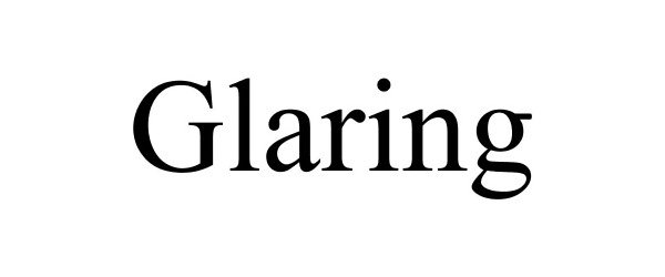 Trademark Logo GLARING
